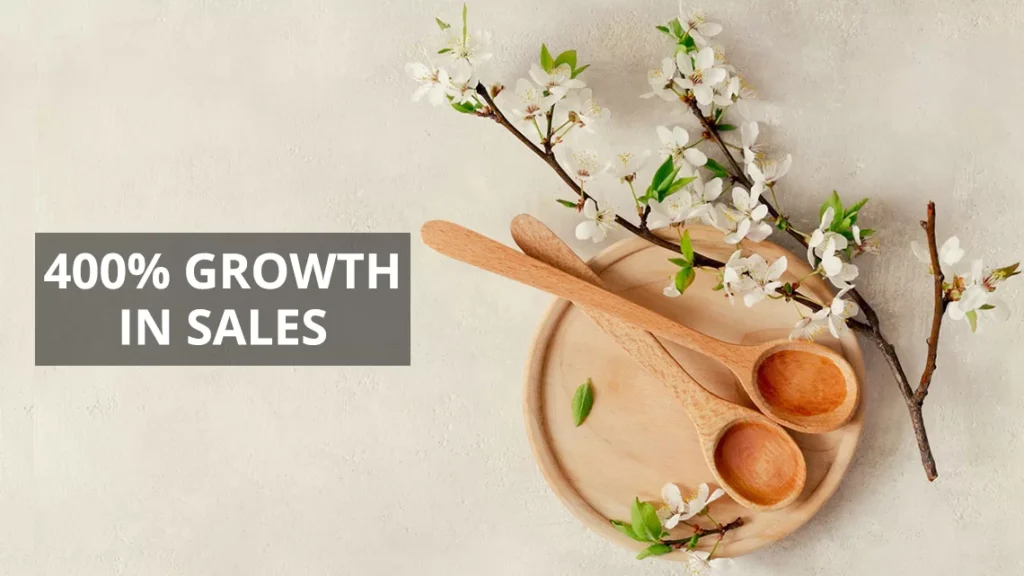 400 Growth in Sales